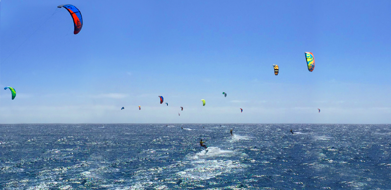 Kitesurfing en el Burrero